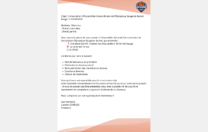 ASSEMBLE GENERALE EXTRAORDINAIRE