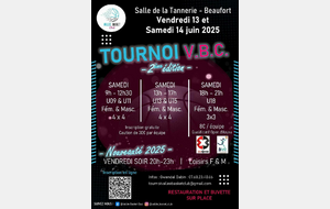 Tournoi Organisé par Vallée Basket Club