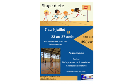 Stages d'été 